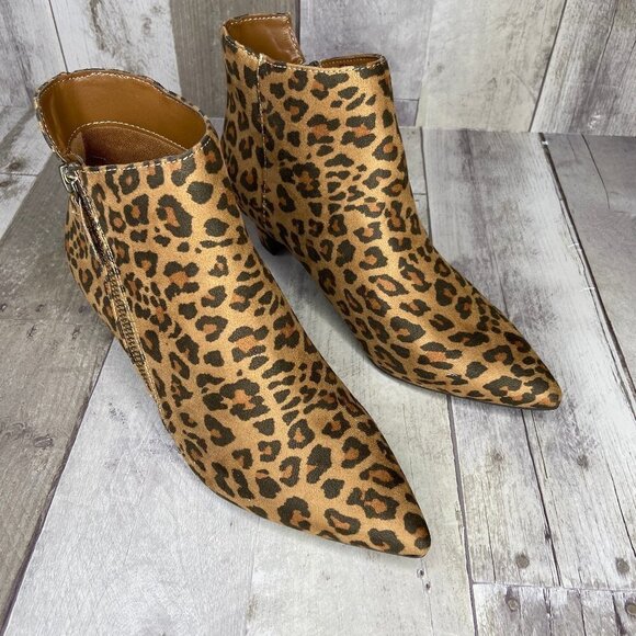 Seven Dials Shoes - NWB Seven Dials Coralie Leopard Booties Size 6M